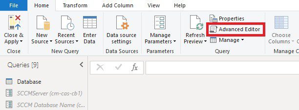 Add the Last Refreshed Date and Time - Advanced Editor Add the Last Refreshed Date and Time - Advanced Editor