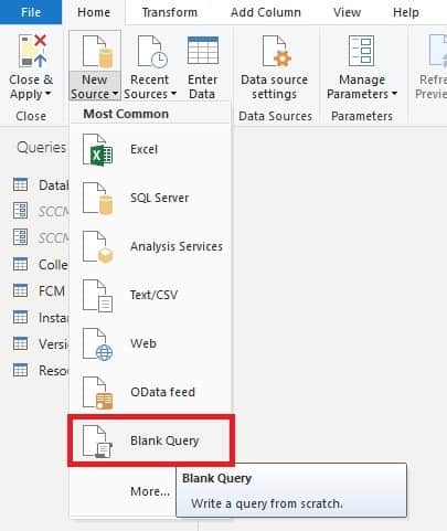 Add the Last Refreshed Date and Time - Blank Query Add the Last Refreshed Date and Time - Blank Query