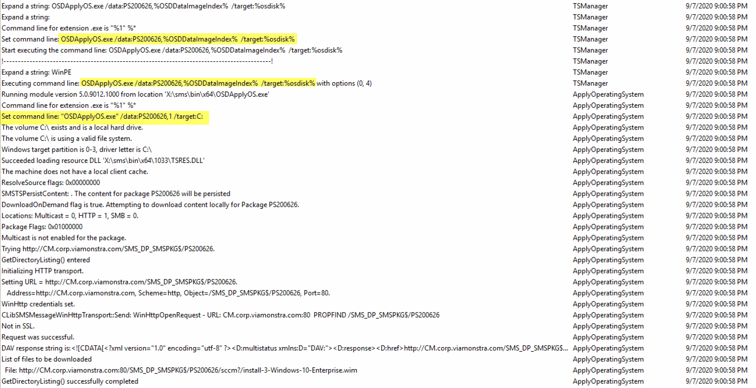 Apply Disk Image 1