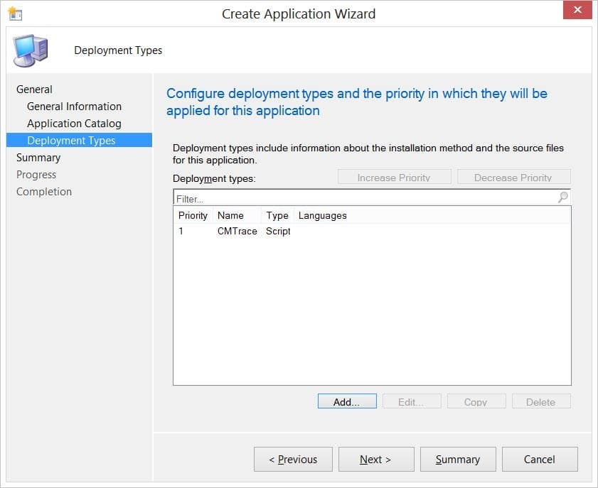 CMTrace-Deployment Types-Summary CMTrace-Deployment Types-Summary