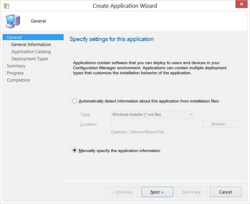 Using SCCM 2012 Application Model to Install CMTrace – File Version