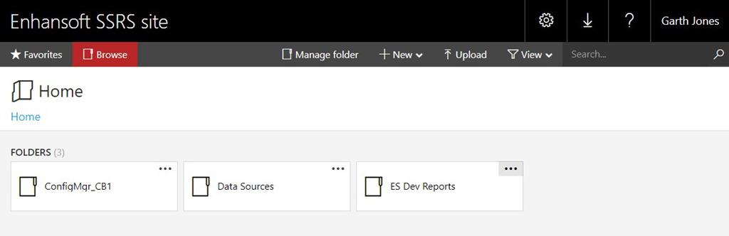 Delete SSRS Reports - Locate the Folder Delete SSRS Reports - Locate the Folder