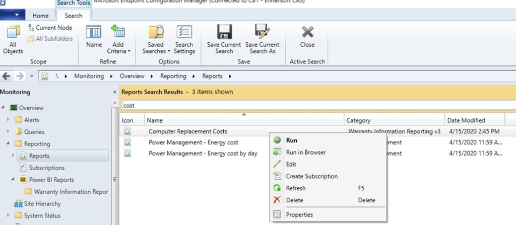 Power BI Report Server as a ConfigMgr Reporting Services Point - Console Test-SSRS-Run in Browser Power BI Report Server as a ConfigMgr Reporting Services Point - Console Test-SSRS-Run in Browser