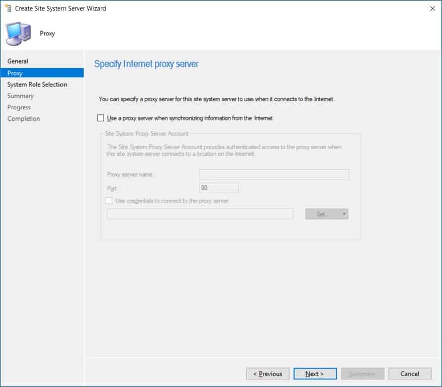 SCCM Reporting Services Point - Proxy Node SCCM Reporting Services Point - Proxy Node