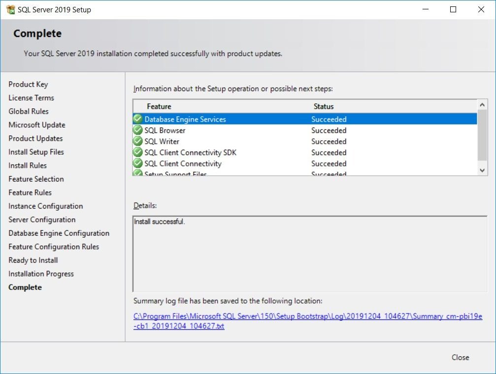 SQL Server 2019 - Complete SQL Server 2019 - Complete