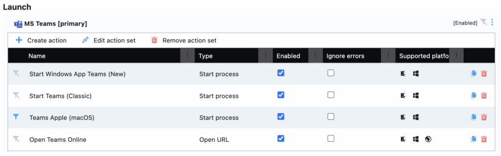 Application Management for Windows and macOS - 4 actions