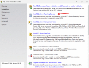 Installing SQL Server Reporting Services | Recast