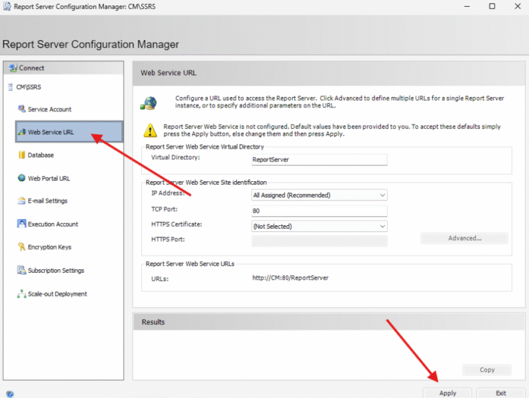Installing SQL Server Reporting Services | Recast