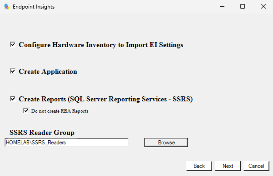 Installing Right Click Tools Insights - Installation Selections
