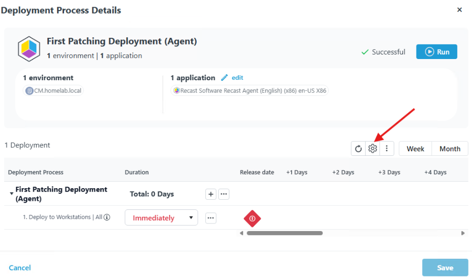 Configuring Right Click Tools Patching - Deployment Process Settings