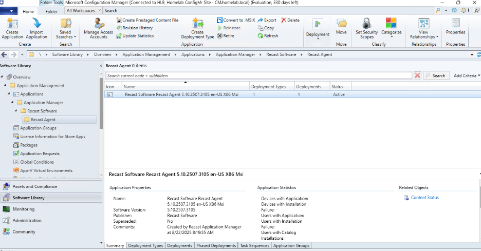 Configuring Right Click Tools Patching - Deployment in ConfigMgr