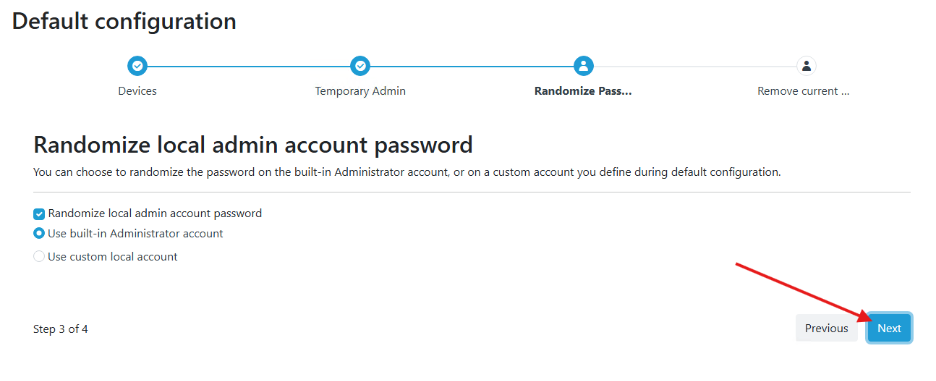 Privileged Access - Local Admin Account Password Randomization