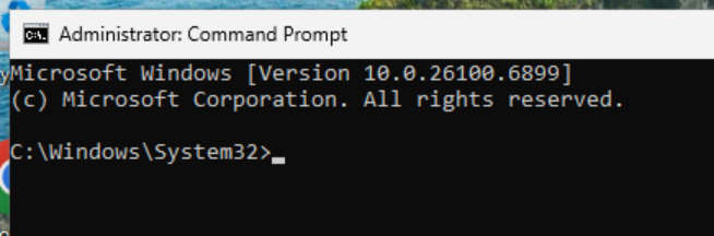 Privileged Access - Elevated Command Prompt