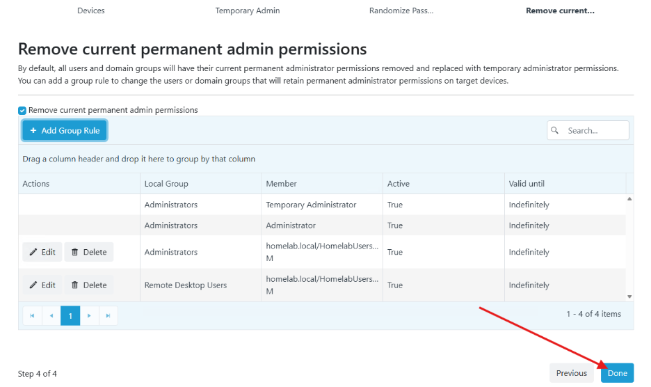 Privileged Access - Remove Current Permanent Admin Permissions
