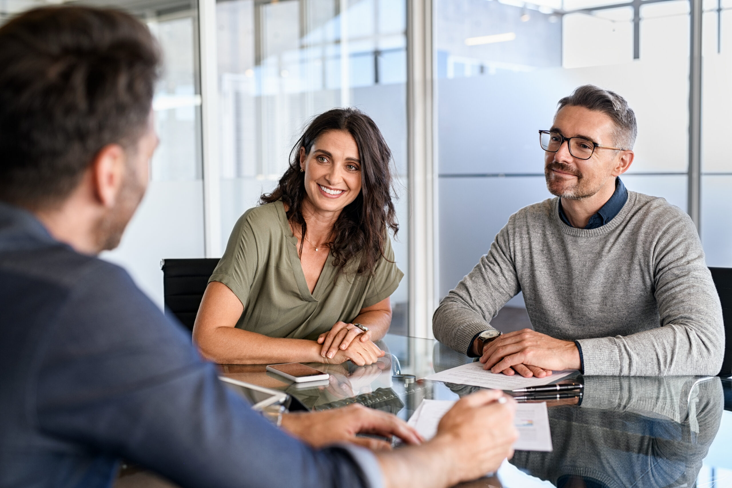 People in a meeting