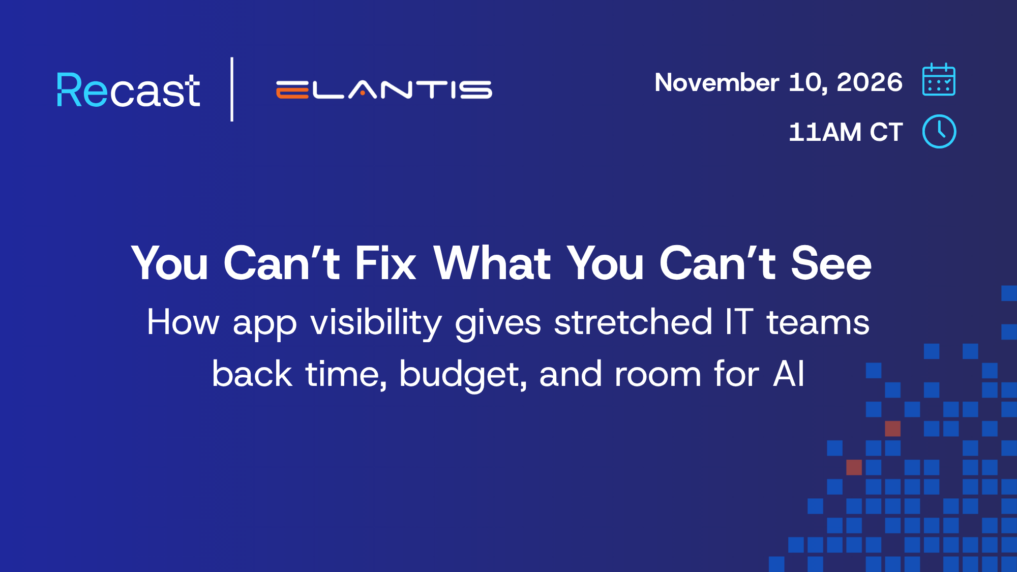 You Can’t Fix What You Can’t See